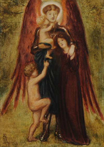Der Heilige Michael der guten Kinder von Simeon Solomon